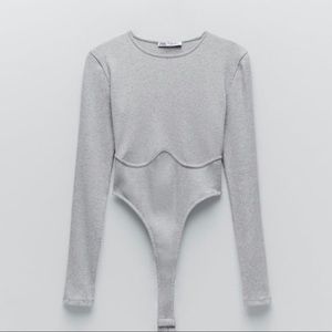 Zara ribbed bodysuit